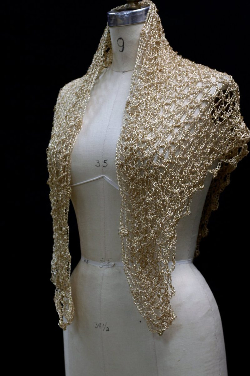 Gold Shawl, Beaded Shawl Crochet Handmade, Wedding Shawl for Mother of the Bride, Gold Evening Shawl Gift